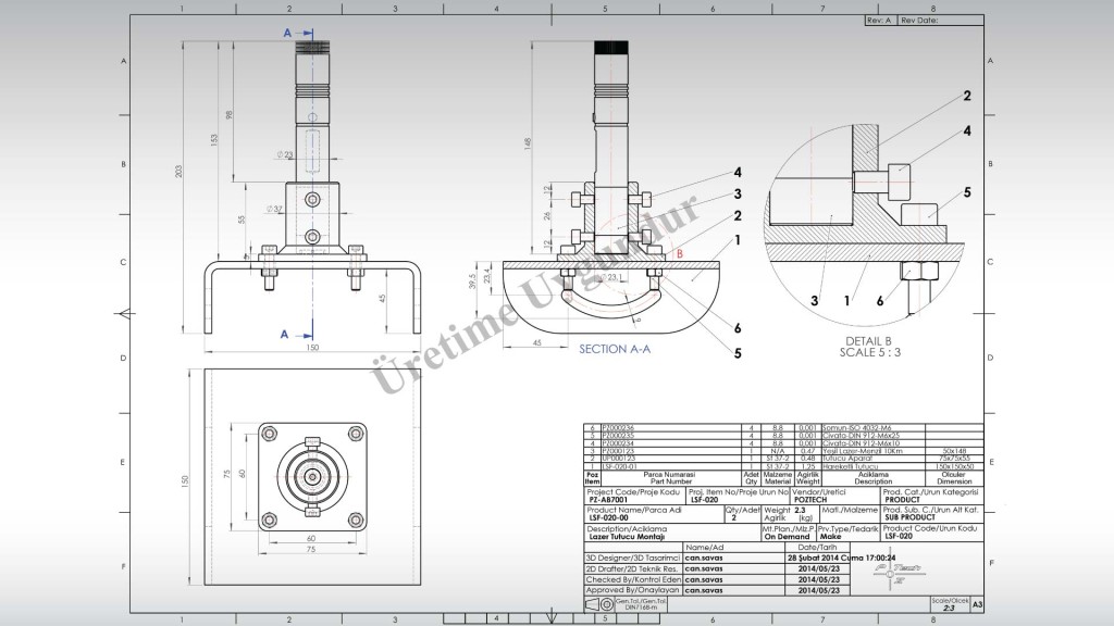 MÜHENDİSLİK & TASARIM